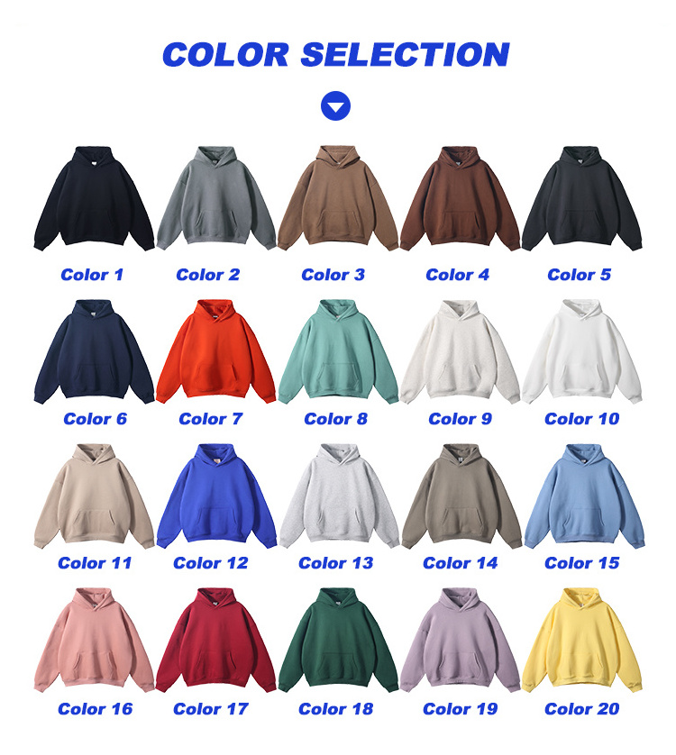 high quality men's hoodies sweatshirts unisex oversized pullover hoodies custom logo blank heavyweight men custom cotton hoodie