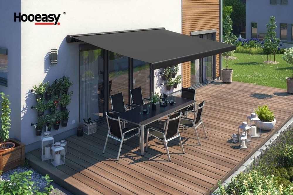 Hooeasy & Homey Rolling house porch electric residential awnings and canopies for sale