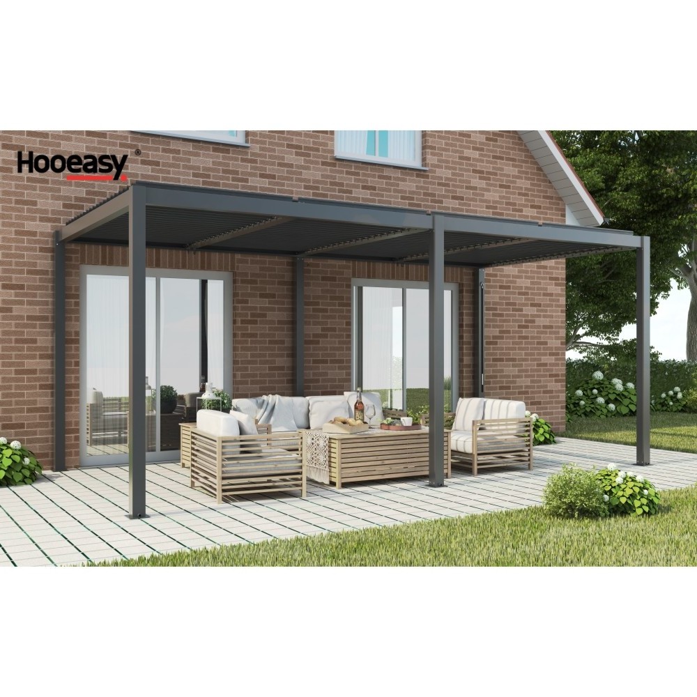 Villa garden toldos para pergolas 3x3 waterproof pergola aluminio mirador gazebo from Hooeasy