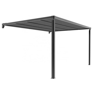 Hooeasy&Homey sunshading outdoor marquee metal roof gazebo garden awning