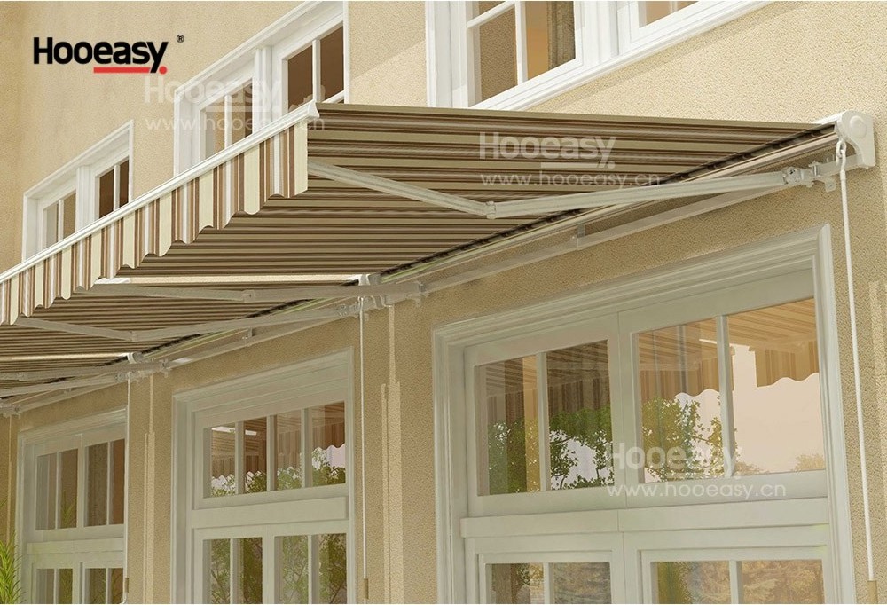 Adjustable small window and swimming pool awnings outdoor shade canopy