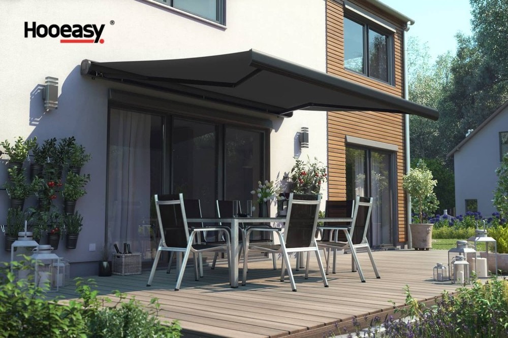 Hooeasy & Homey Rolling house porch electric residential awnings and canopies for sale