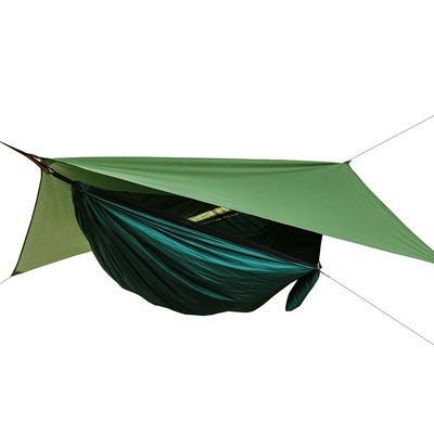 Outdoor Activities Camping Portable Hammock with Rain Fly Tarp and Mosquito Net Tent