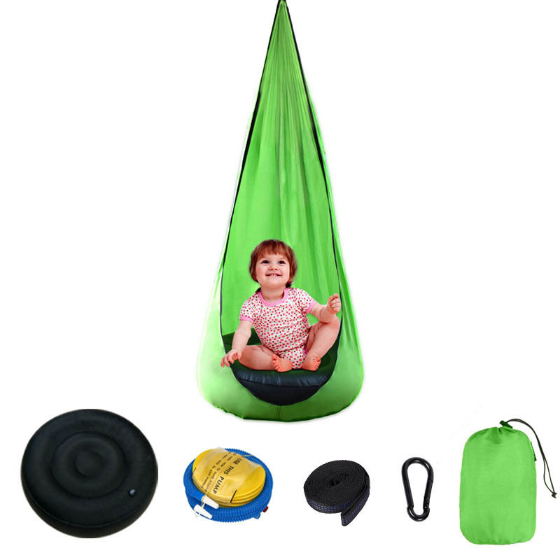 High quality Kids Pod Swing Chair Child Hanging Seat Hammock Out door swing for kids