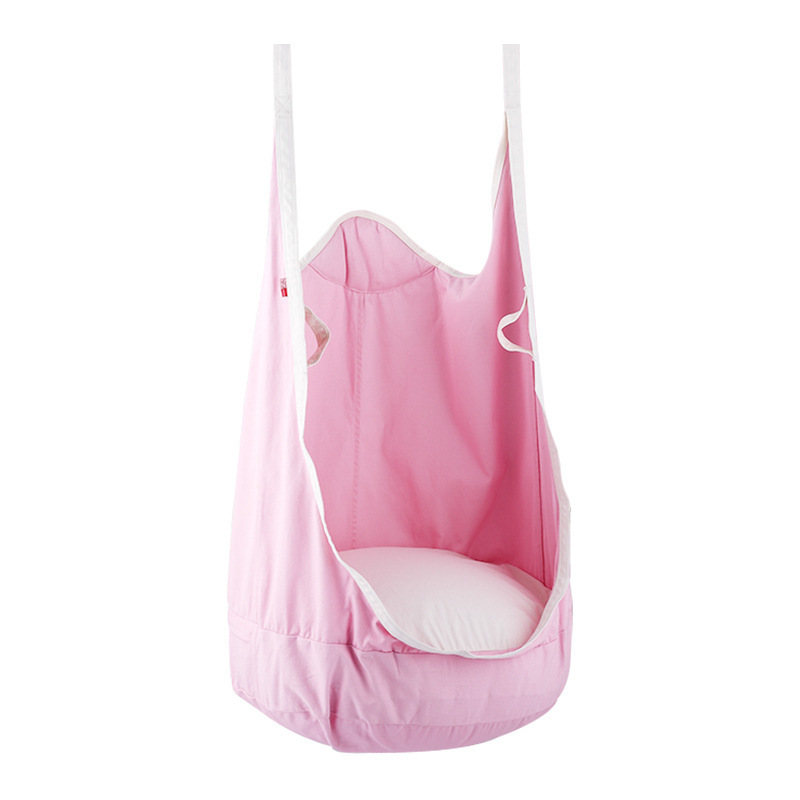 Indoor and Outdoor Kids Pod Swing Seat Hammock 100% Cotton Child Hammock Chair