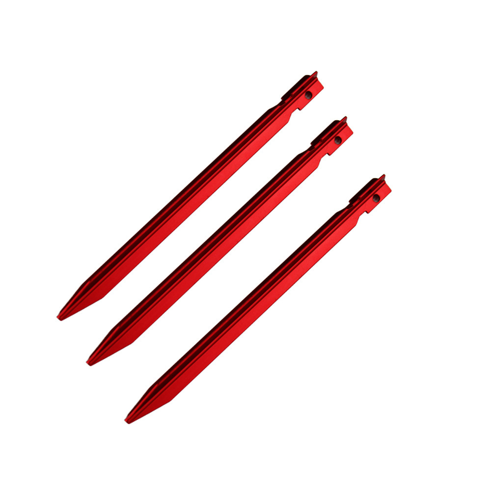 7 Inch 7000 Series Y Shape Camping Aluminum Lowes Tent Stakes,Tent Pegs without rope on end