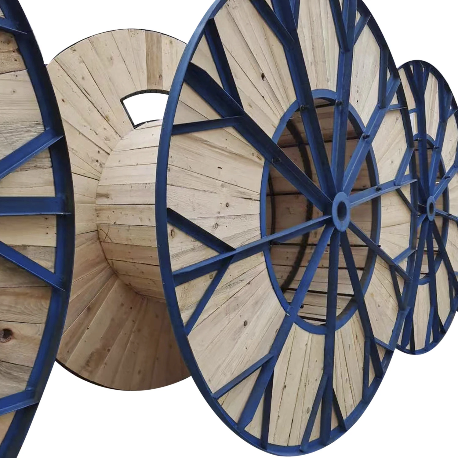 Large Wooden Cable Spools / Cable Drum/Cable Reel Wire and cable making machine spool punching bobbin