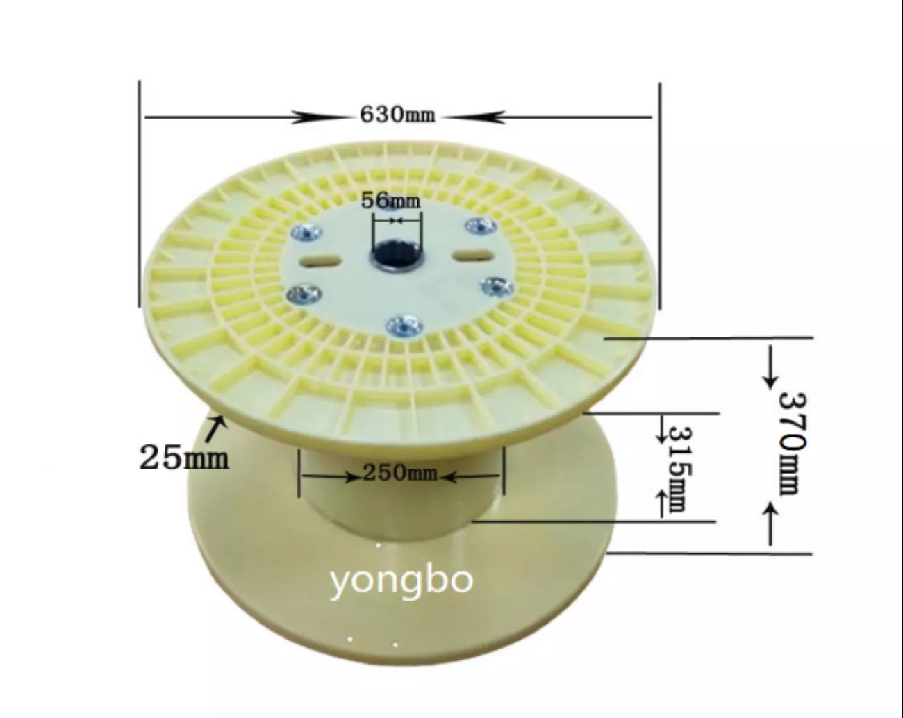 Plastic cable bobbin ABS wire spool cable drum for winding winder cable reel 500mm plastic pp spool