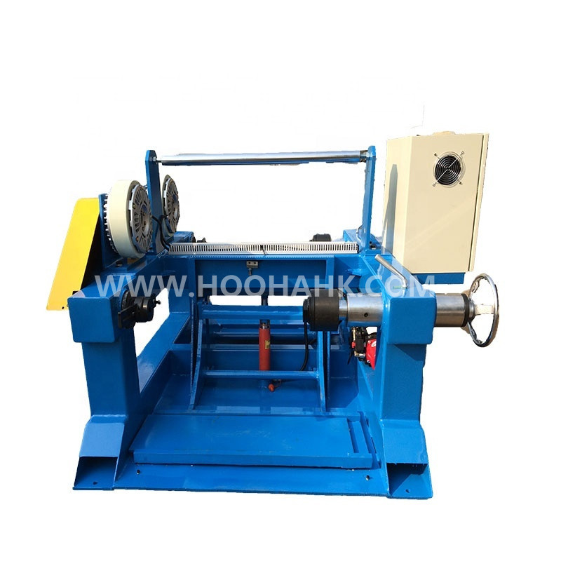 Wire and Cable 630-1250mm Shaftless Magnetic Powder Pay-off  Rack Take up Machine