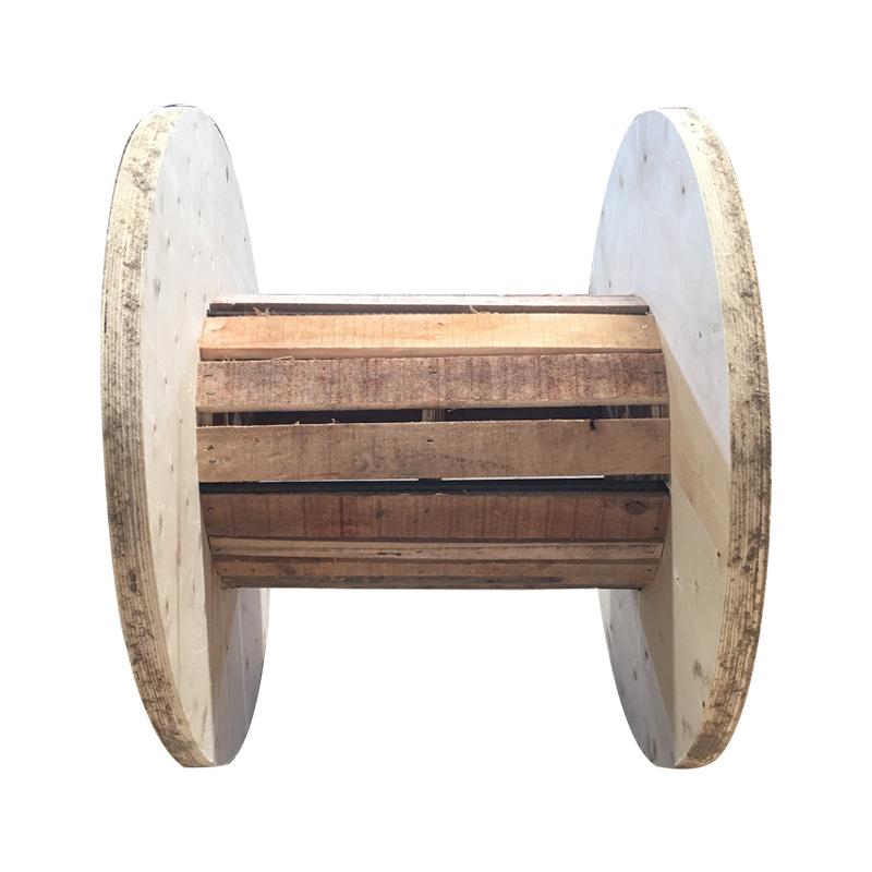 Wooden cable spool wire and cable wooden bobbin for winding insulated PVC PE wooden reel drum