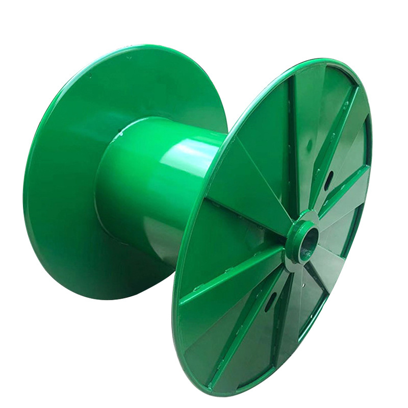 Large Steel Corrugated Spool For Cable Machine Corrugated Steel Spool For Wire Winding Cable Steel Bobbin