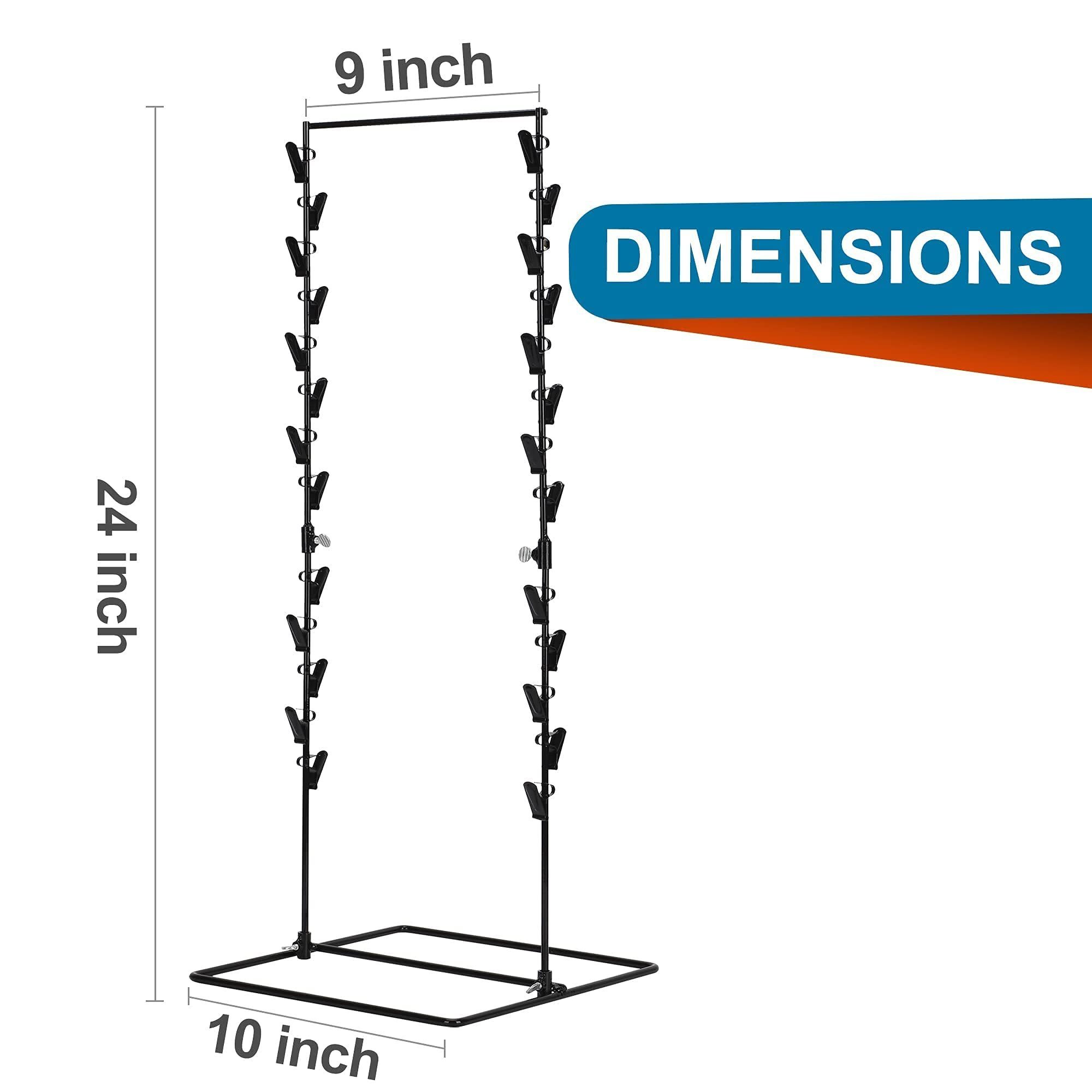 In Stock Metal Chips Hanger Clip Merchandiser Display Rack With 12 Clips