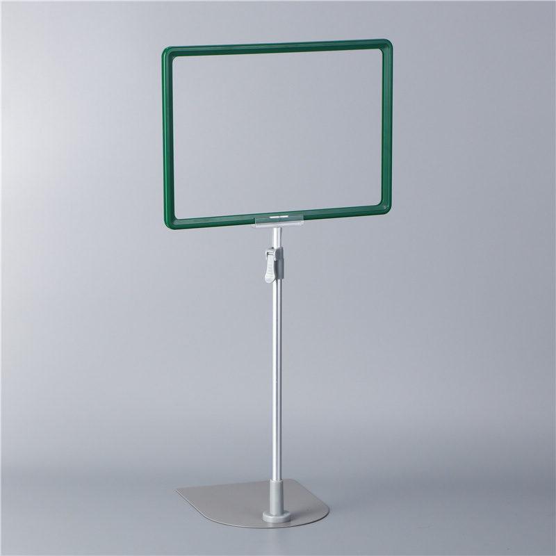 Poster A4 Clip Frame Floor Advertising Display Stand Telescopic Poster Sign Holders Sign Board Stand