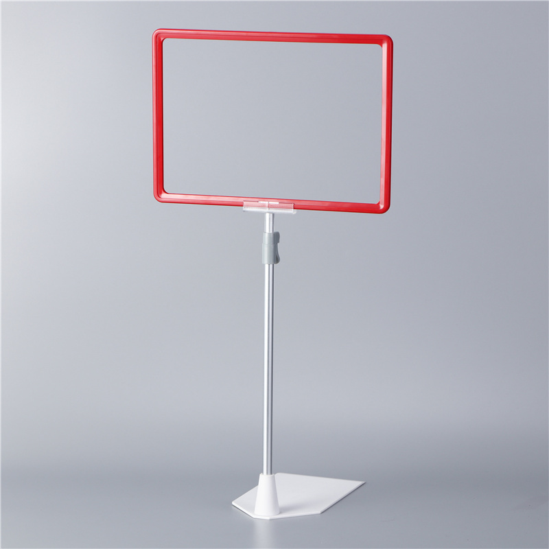 Poster A4 Clip Frame Floor Advertising Display Stand Telescopic Poster Sign Holders Sign Board Stand