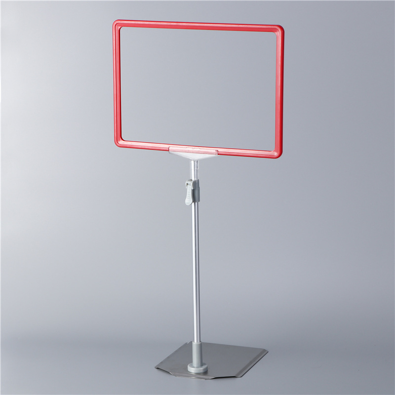 Poster A4 Clip Frame Floor Advertising Display Stand Telescopic Poster Sign Holders Sign Board Stand