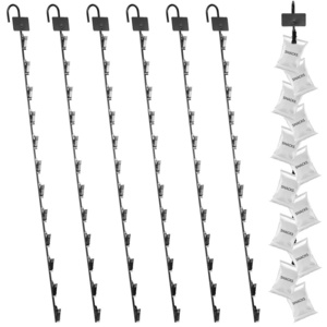 In Stock Metal Chips Hanger Clip Merchandiser Display Rack With 12 Clips