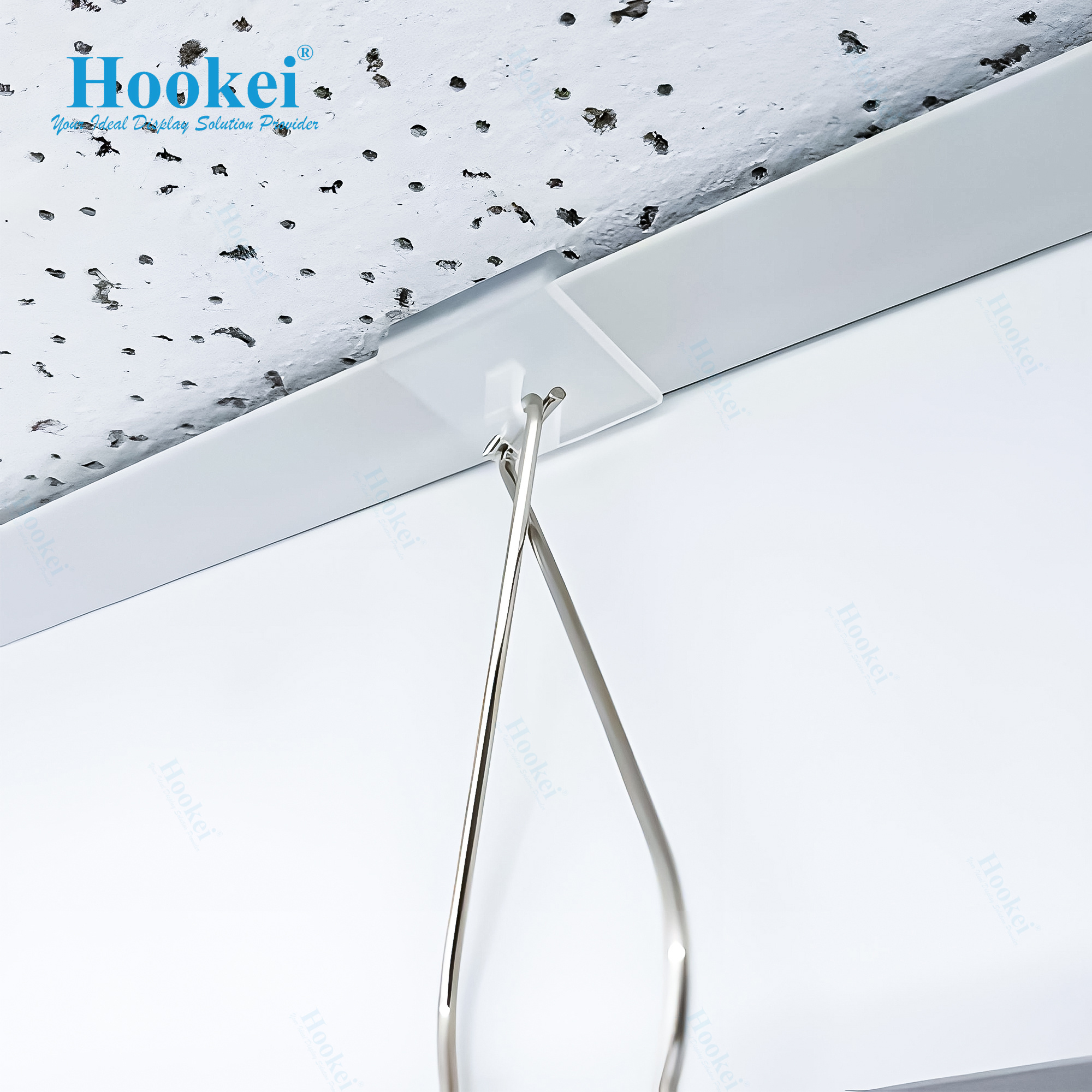 Nylon Suspended Double Hook Suspension Wire Hangers Ceiling Grid Clips