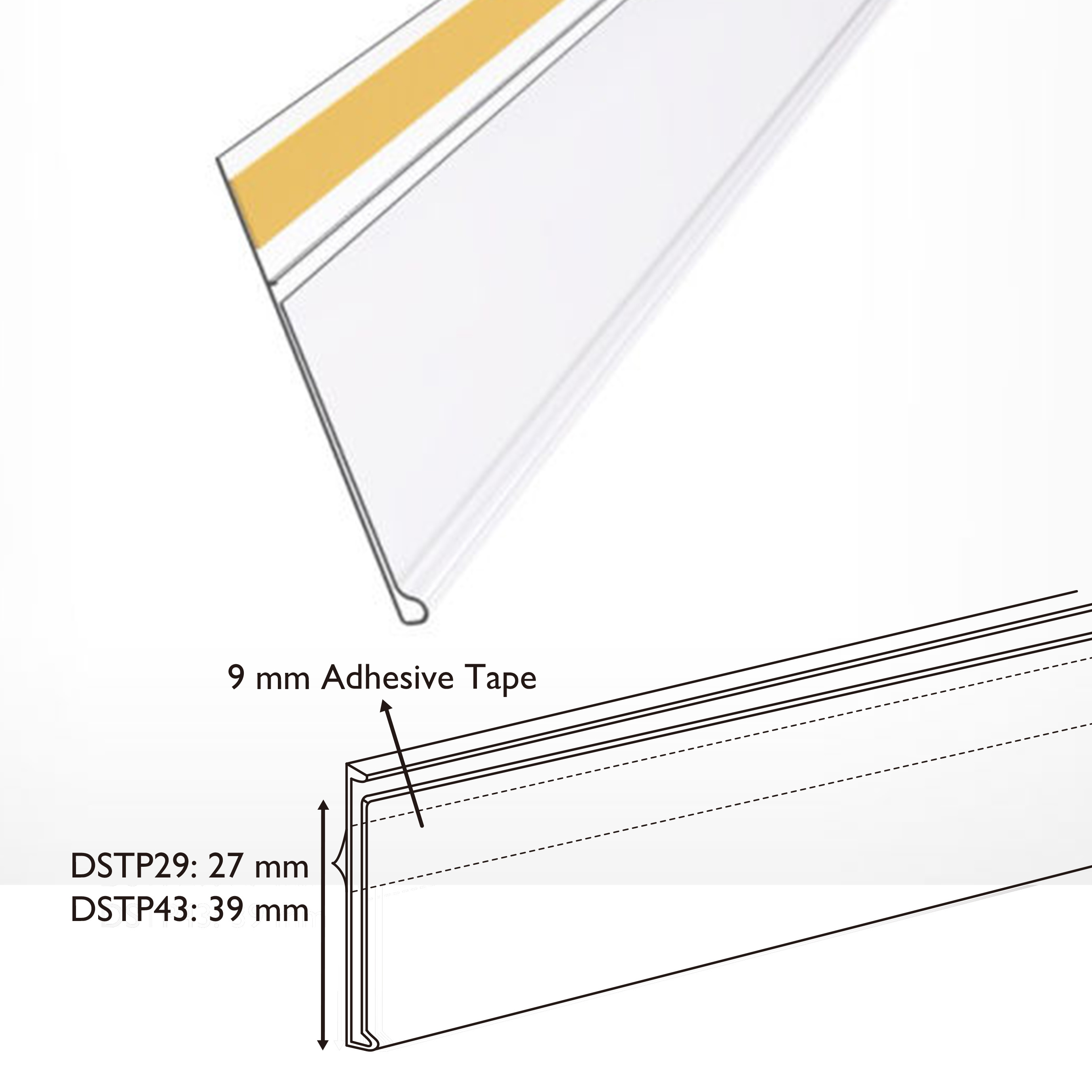 Hot Selling Magnetic C Channel Pvc Label Holder Locker Label Magnetic Data Strip Name Tag For Shelves And Locker