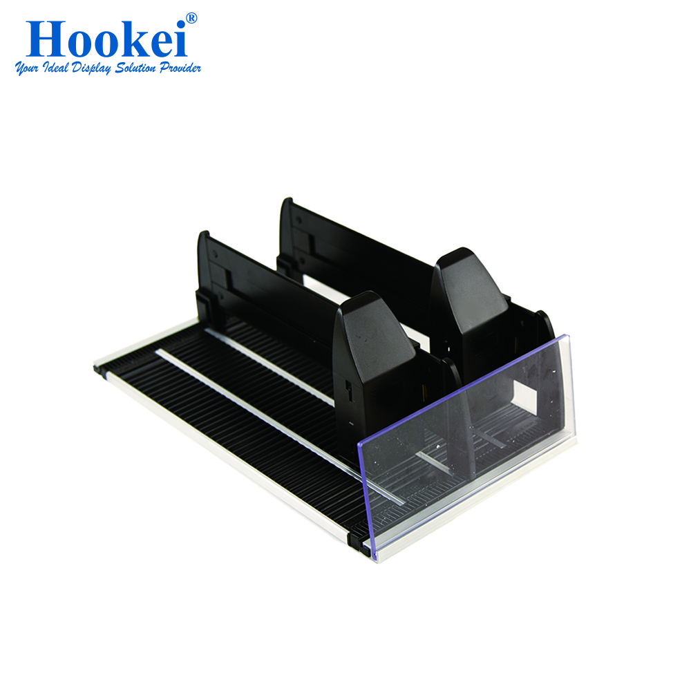 Refrigerator Flex Gravity Feed Shelf Roller Shelves Freezer Shelf Pusher System for Supermarket