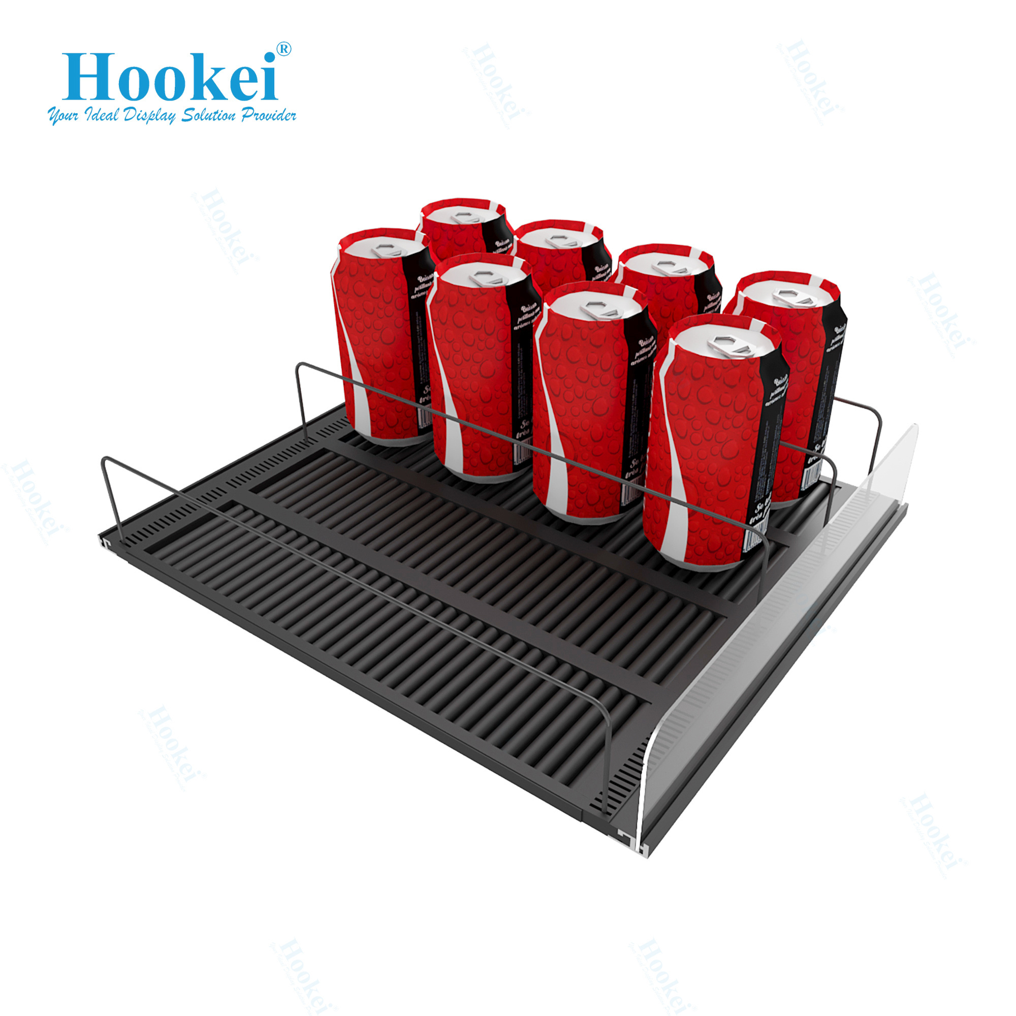 Refrigerator Flex Gravity Feed Shelf  Roller  Rock N Roller Shelves Freezer Shelf Pusher System for Supermarket