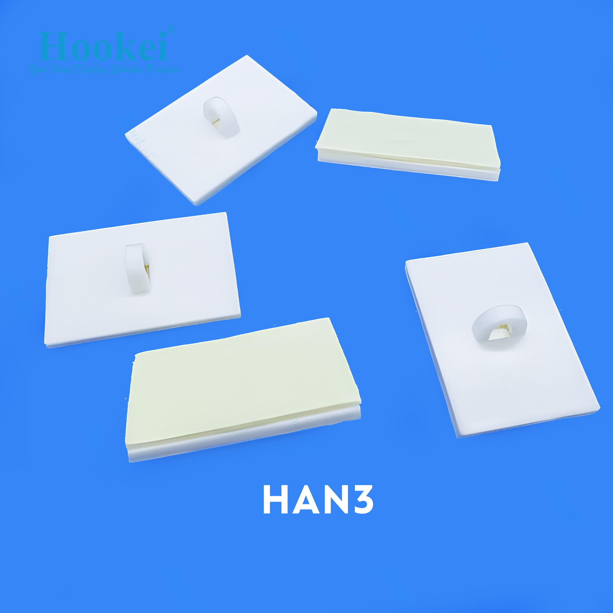 Self Adhesive Removable Hanging Display Suspended Ceiling Grid Clips Hangers Plastic Sky Hook