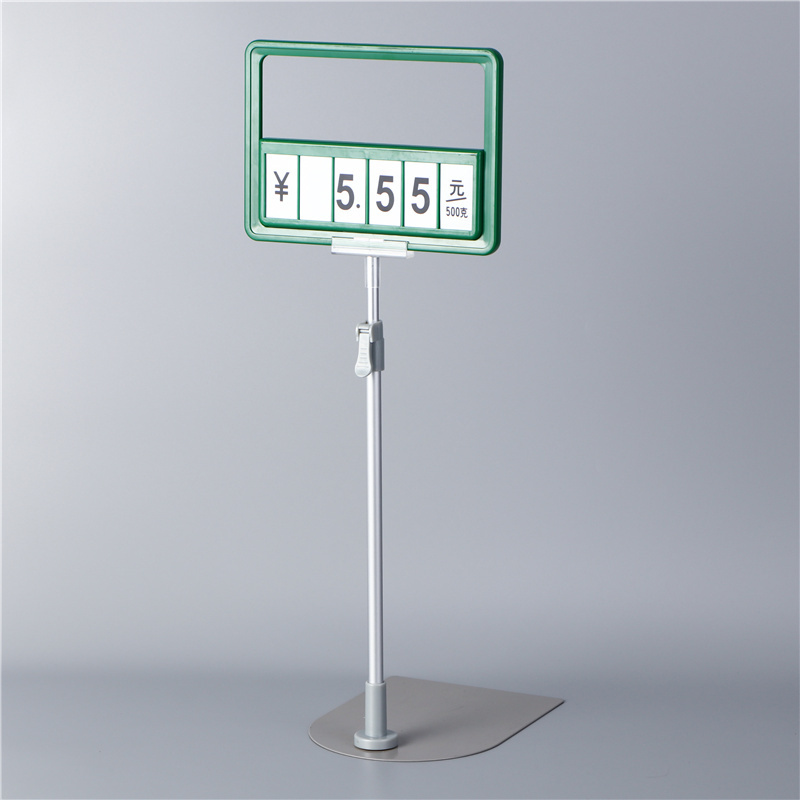 Adjustable Poster Banner Holder Metal Sign Display Advertising Floor Standing Display Stand A4 Sign Holder