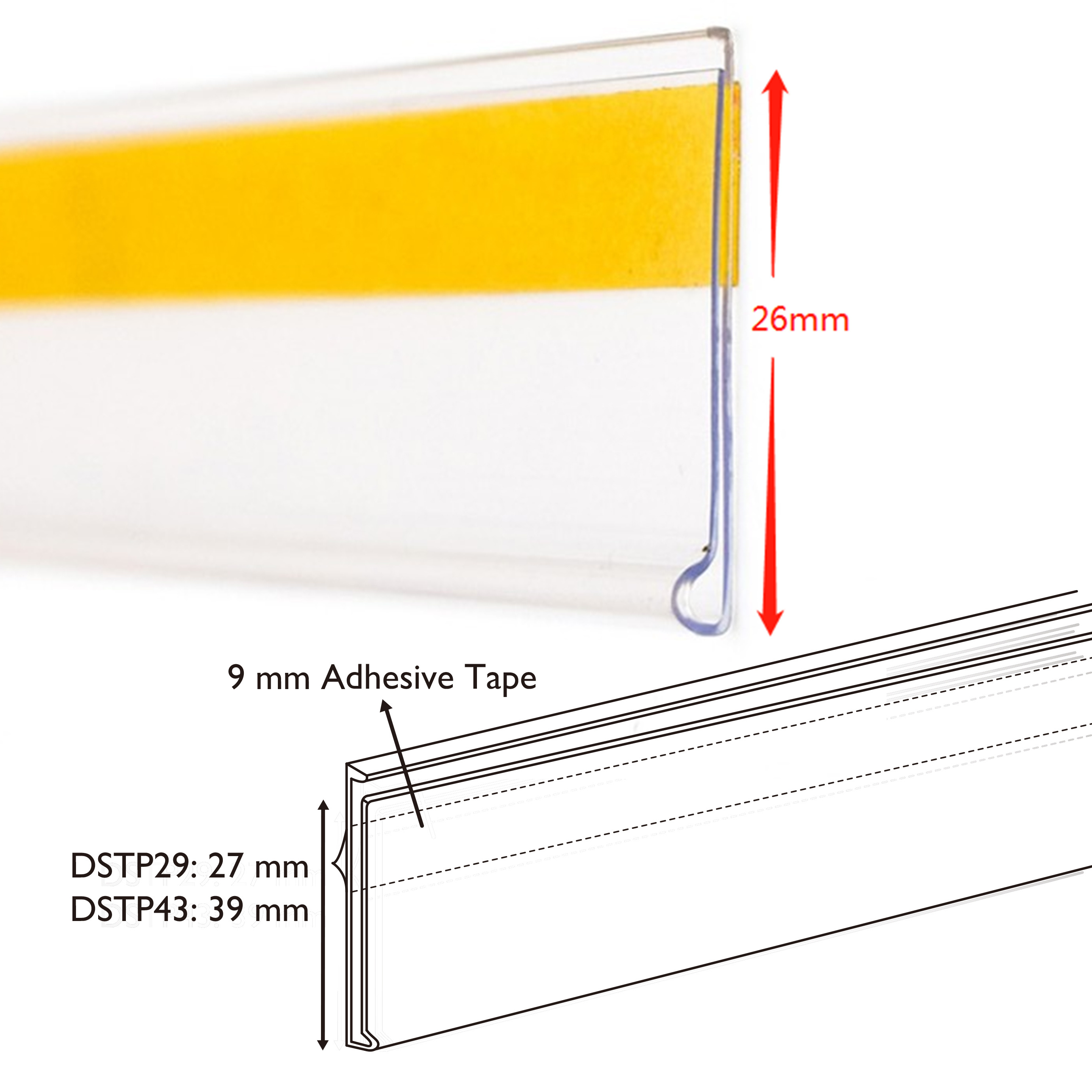 Hot Selling Magnetic C Channel Pvc Label Holder Locker Label Magnetic Data Strip Name Tag For Shelves And Locker