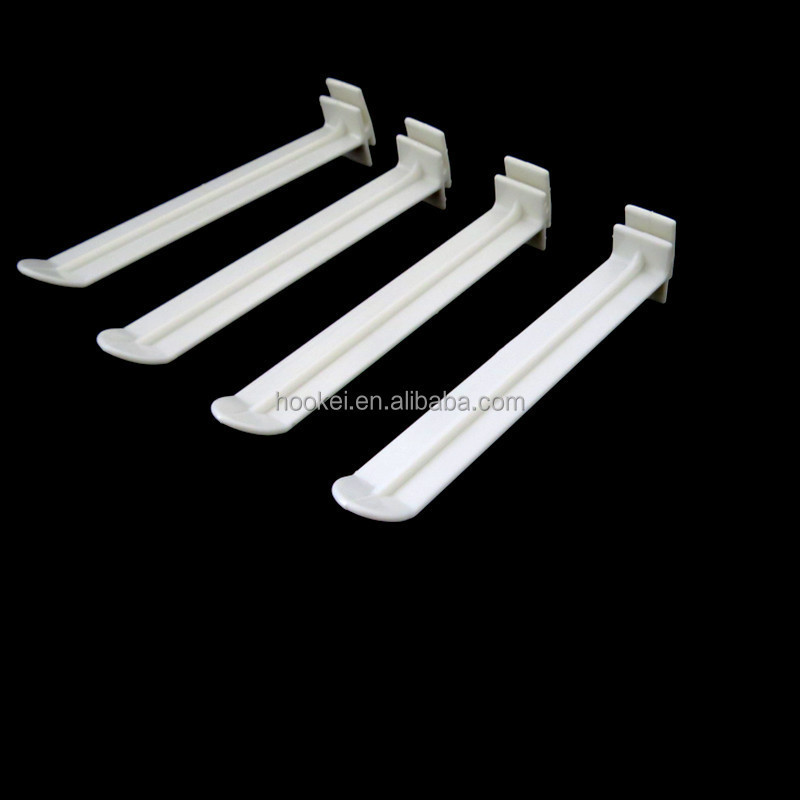 Supermarket Slatwal Plastic Display Pegboard Hooks-J Hanger for Jewelry Wig Hair Hat-Wholesale Display Hook Rack