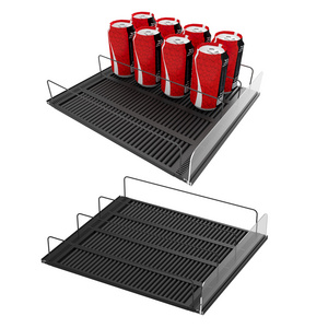 Display Rack Product Pharmacy Shelf Adjustable Shelf Pusher Dividers System Display Roller Flex Shelf Fridge