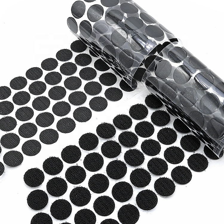 Customized Velcroes Shade Round Self Adhesive Hook And Loop Dots/Strap/  Square Heavy Duty Back Glue