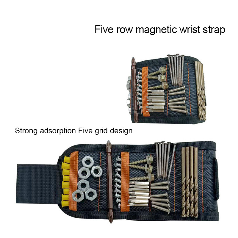 Free samples Factory Customized Magnetic Tool Wrist Strap for Holding Screws Construction Tools and Equipment Other Hand Tools