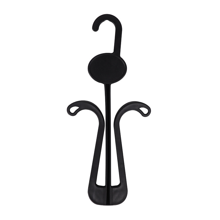 High quality black plastic shoes hanger hook wholesale home use plastic shoes hanger hook