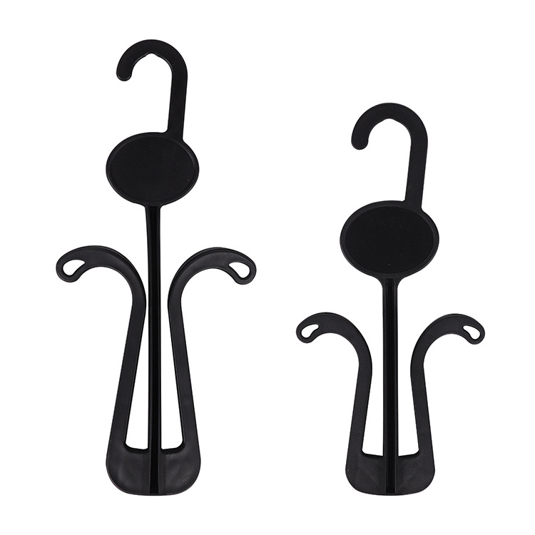 High quality black plastic shoes hanger hook wholesale home use plastic shoes hanger hook