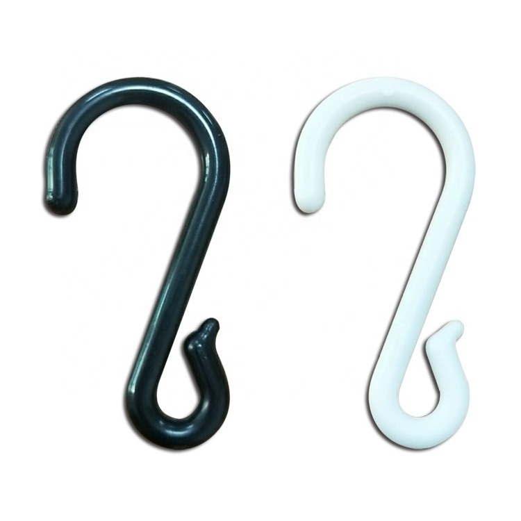 Cheap price s shape hanger cloth hooks wholesale plastic s hooks for hanging sundries