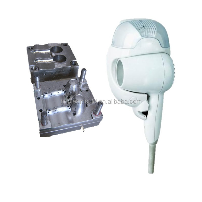 Plastic injection electric hair drier dryer parts enclosure cover housing shell mould / mold manufacturer maker supplier factory