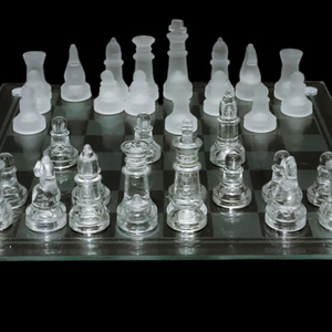 Glass Chess Set 20*20 cm Chess Board