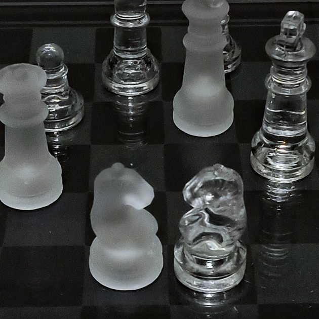 Glass Chess Set 20*20 cm Chess Board