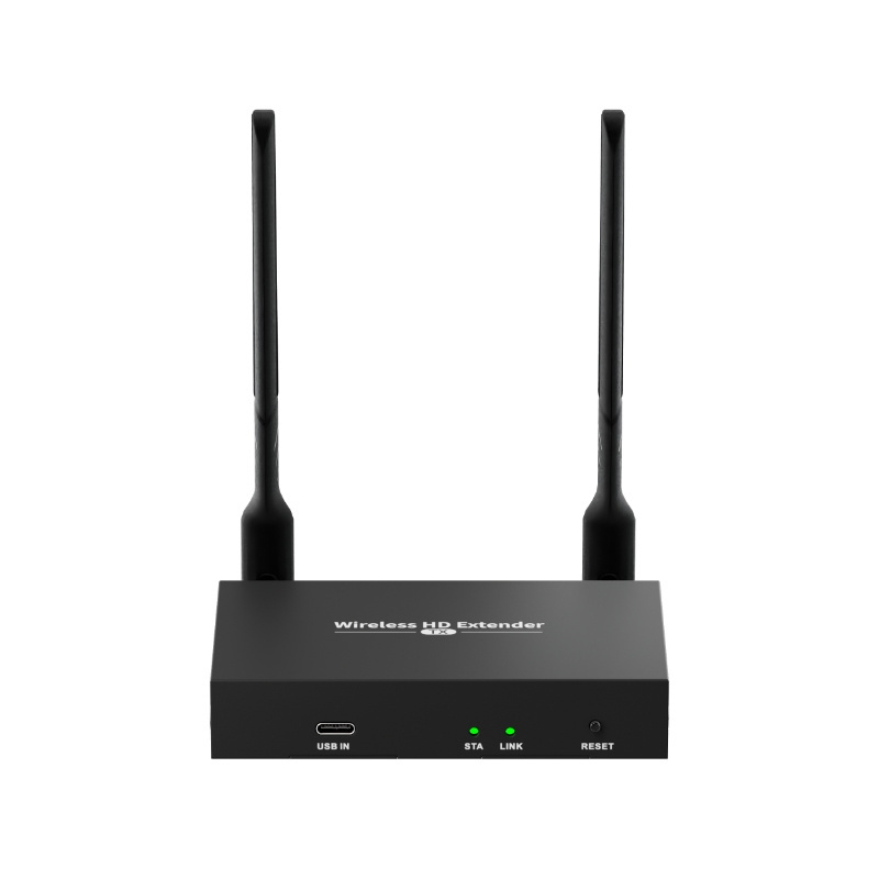 Wireless HDMI KVM Extender Kit, Supports 1080P Full HD 200m DT262W Wireless HDMI Transmitter and Receiver with HDMI Loop-Out