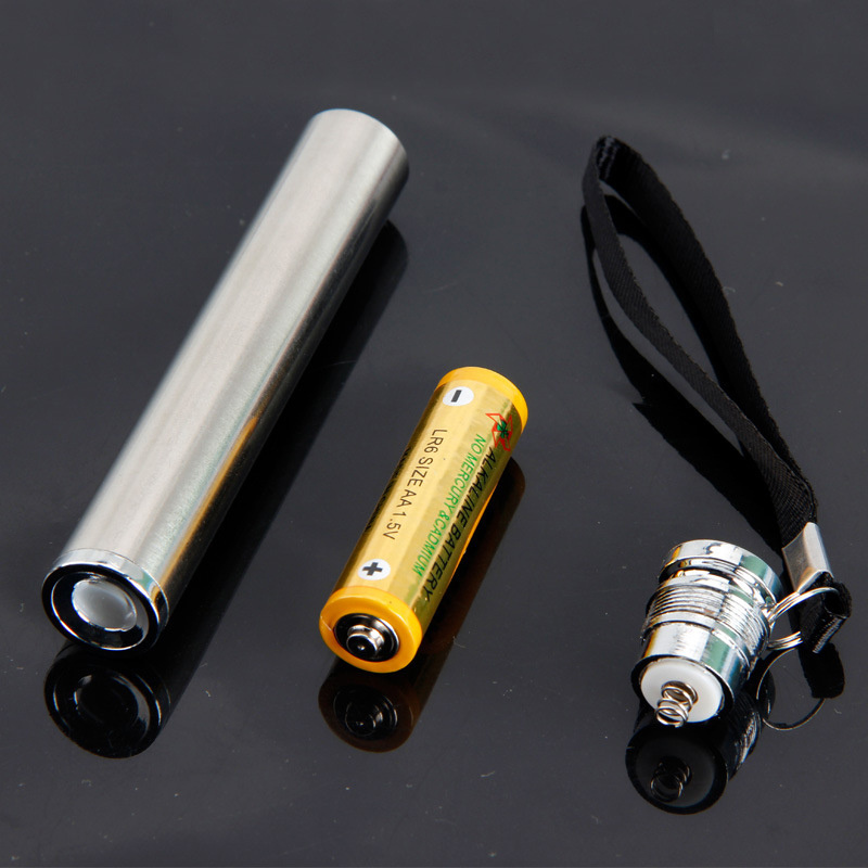 Wholesale Stainless steel mini 365nm uv torch light pocket 365nm uv flashlight