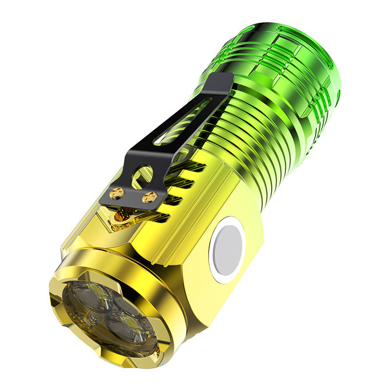 2024 hot Super Bright  three eyed monsters mini flash light strong magnetic touch light led flashlight torch