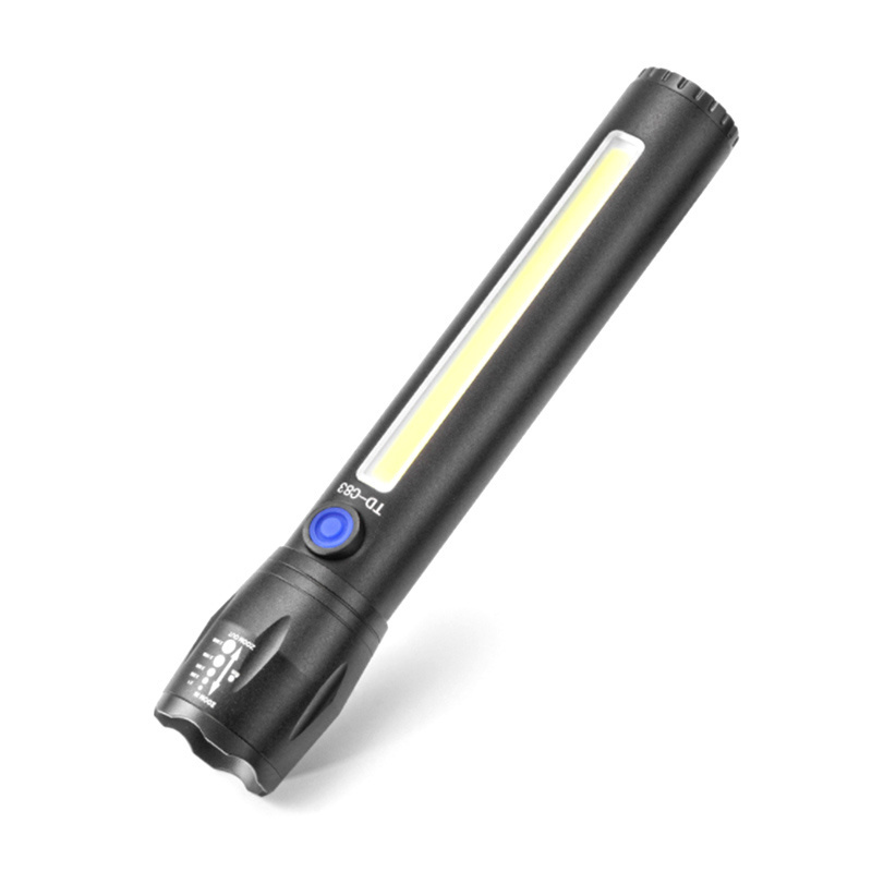 Aluminum alloy waterproof rechargeable 800 lumens mini flashlight mini rechargeable flashlight