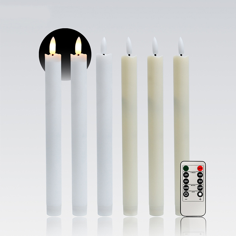 Simulated Long rod led flameless tealight candles Smokeless led candle with battery