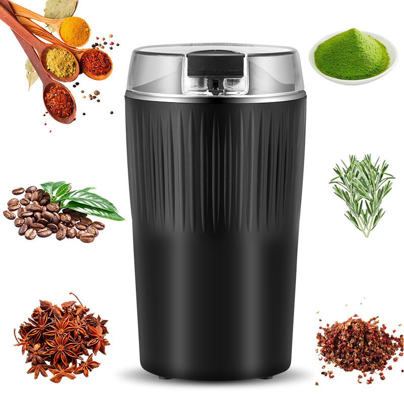 2023 new 8-page blade mini household electric spice grinder Medicinal herbs grains super fine powder mill