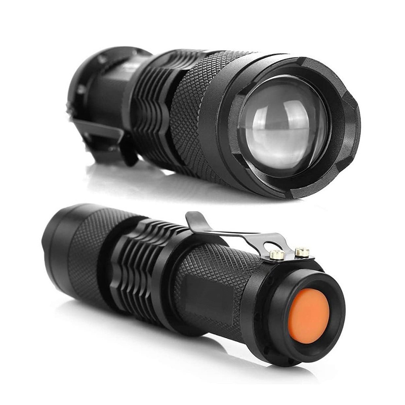 aluminum alloy sk68 395uv flashlight DRY BATTERY uv mini torch led pocket flashlight with clip