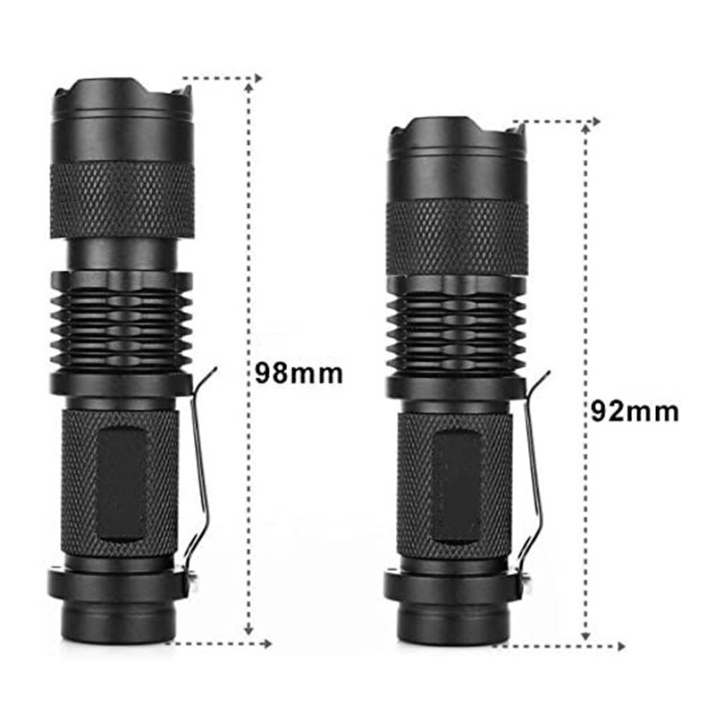 aluminum alloy identifiation mini pen 365nm uv flashlight Fluorescent facial mask detection lamp uv 9w lamp 365nm