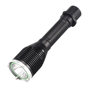 waterproof aluminum alloy 26650 battery professional diving light underwater flashlight T40 ipx8 diving torch