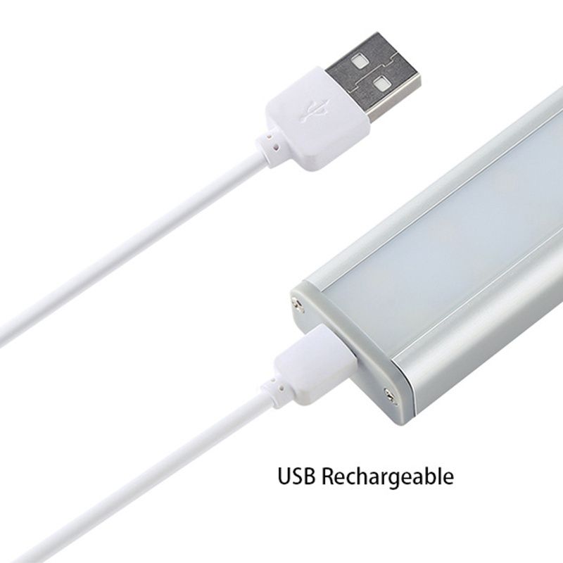 HL029  USB rechargeable under cabinet lighting long bar wireless rechargeable closet lights