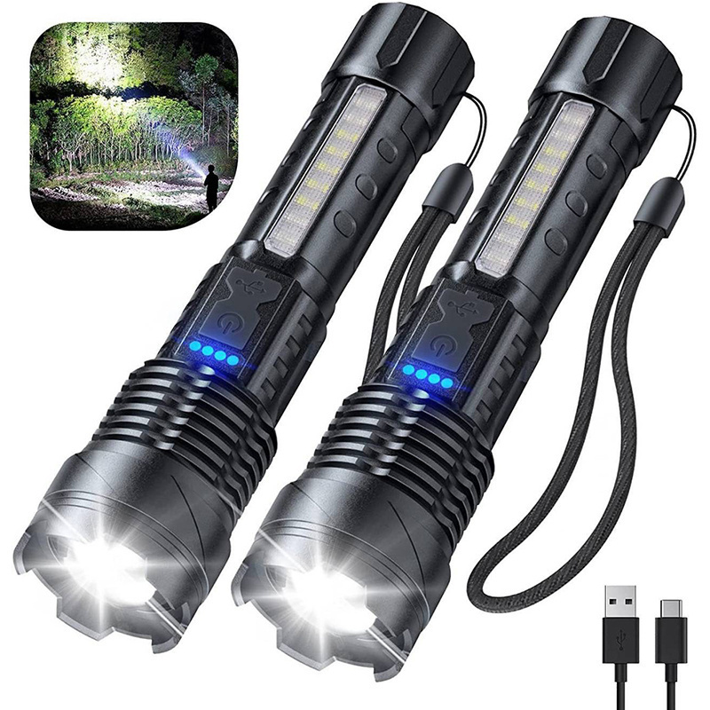 Outdoor work aluminum alloy 30W white laser torch linterna flashlight p50 torch light led flashlight long range powerful