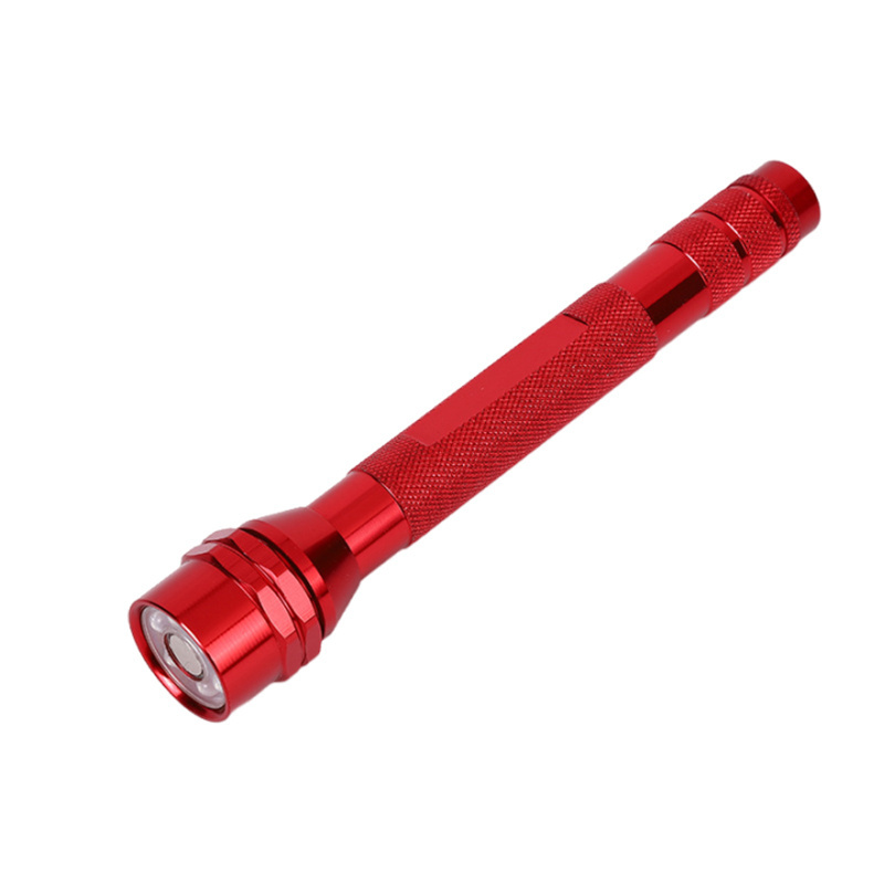 multifunction 360 degree rotation pick up led flashlight 6 LED flexible magnetic pickup tool with led lights