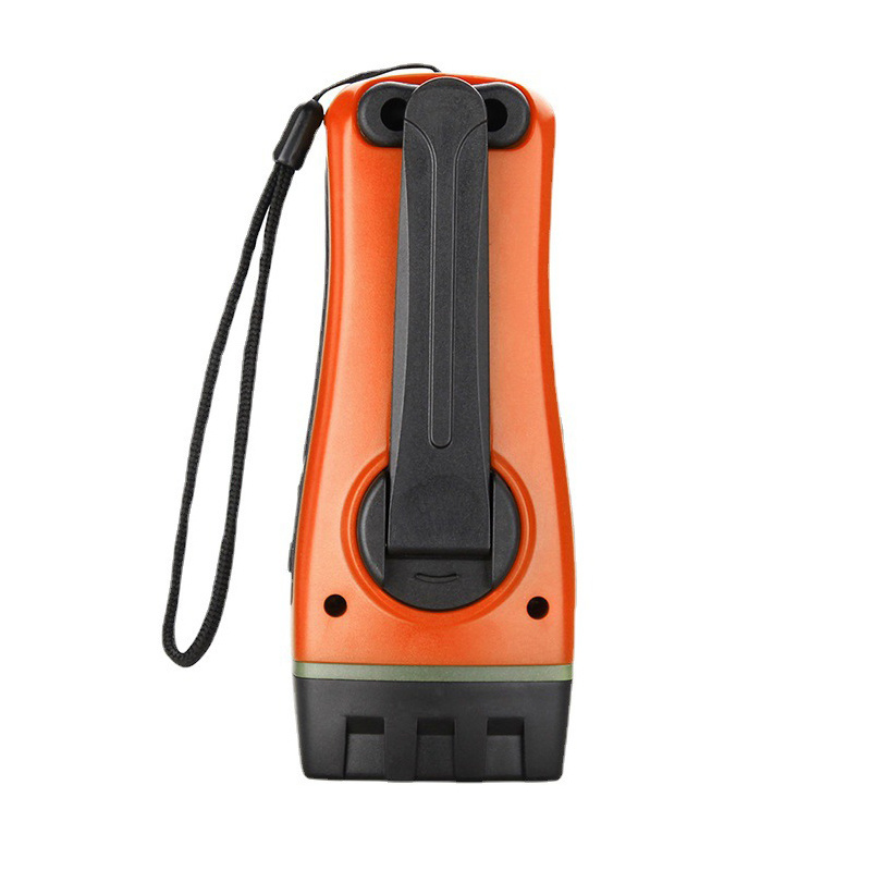 Emergency tools power bank sos led torch am fm Self generating flashlight dynamo radio